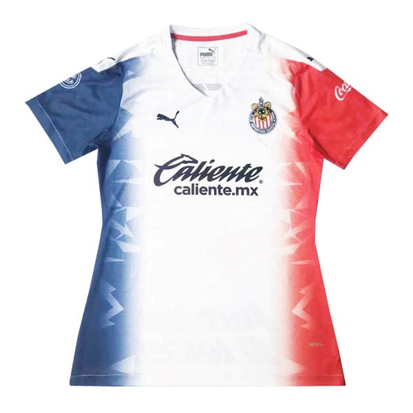 Maillot Football Guadalajara Exterieur Femme 2020-21 Blanc